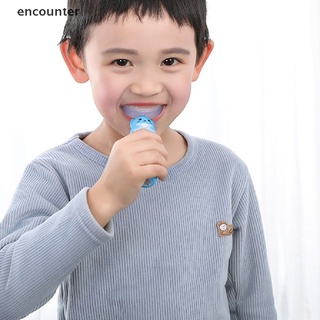 [encounter] Kids U Shape Vibration Silicone Electric Tooth Brush Waterproof Children .