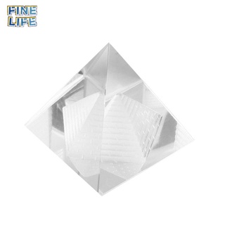 artificial egipcio claro k9 cristal cuarzo pirámide hogar escritorio decoración