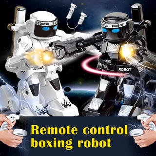 2.4G Somatosensory Control remoto Robot de boxeo con luz y sonido USB recargable juguetes de batalla para niños niños (1)