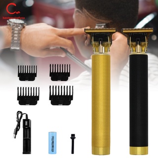 Cortador De Pelo Eléctrico Trimmer Para USB Recargable Afeitadora Eléctrica Barba Barberos Máquina De Corte