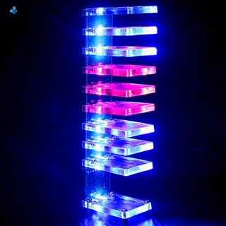 DIY VU Meter 10 Level Column Light LED Professional Electronic Crystal Sound Control Music Spectrum for Home Theater