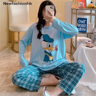 (Newfashionhb) Pijamas Mujer Verano Estudiante Traje Lindo De Manga Corta Pantalones Ropa De Dormir En Venta