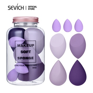 SEVICH Makeup Sponge Cosmetic Puff Wet and Dry 7pcs/Set
