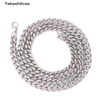 Takashitree/ talla 4-6 mm collar de acero inoxidable cubano cadena de eslabones Hip Hop joyería productos populares