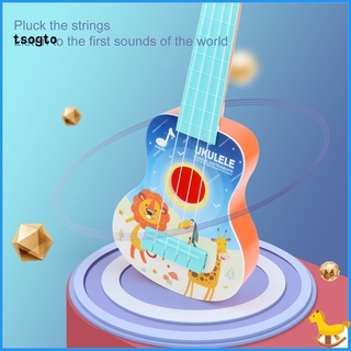 ts ajustable mini guitarra juguete mini instrumentos musicales guitarra ukelele mano-ojo cooperación para la educación temprana