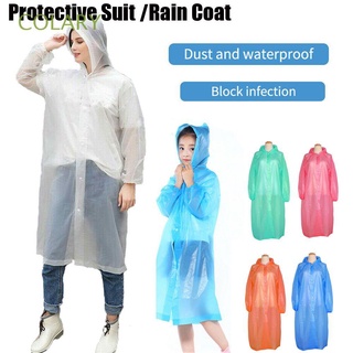 colary unisex traje de protección reutilizable poncho impermeable niños/adultos hogar camping emergencia equipo de lluvia espesar ropa de lluvia