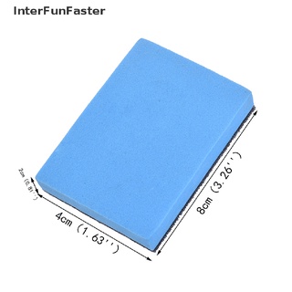 Interfunfaster 10x Esponja De revestimiento De cerámica De vidrio/Aplicador De Cera Nano Para pulir coche (9)