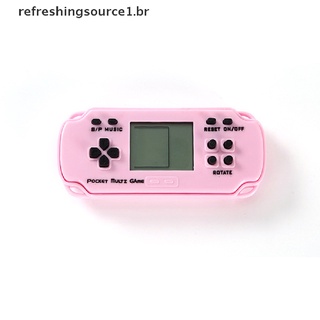 { FCC } Consola De Juegos Retro Llavero Tetris Videojuego De Mano Jugadores Juguetes refreshingsource1 . br (5)