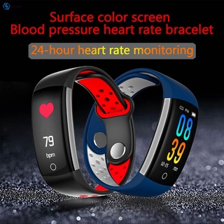 Smart Bracelet Bluetooth Heart Rate Blood Pressure Sleeping Monitoring Watch