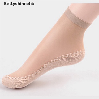 bhb> 5 pares de calcetines de seda de terciopelo para mujer/calcetines de seda antideslizantes/calcetines de masaje bien