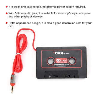 Coche 3 MP3 Móvil Cassette MD Para Audio Aux Adaptador 5 Mm MP4 Teléfono Reproductor A Cinta CD Estéreo (1)