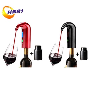 aireador eléctrico de vino/adorador de vino multi-inteligente-rojo+negro