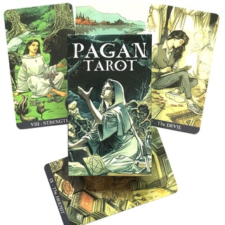 [juego De cartas]Pagan Tarot inglés 78 cartas baraja inglés juegos de cartas SPR