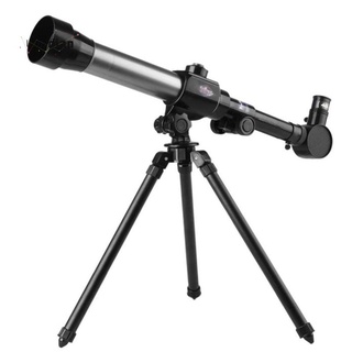 Telescopio infantil, con trípode, telescopio Monocular astronómico 20X-30X-40X Refractor, para niños y principiantes, Etc.