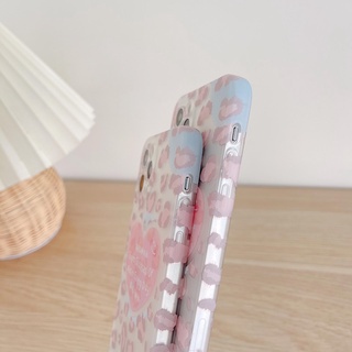 Fashion Gradient Leopard Pattern Line Flower Clear Phone Case for IPhone 11 12 Pro Max X XS XR 7 8 Plus SE 2020 Shockproof Bumper (7)