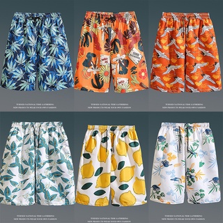 Verano Floral Pantalones De Los Hombres De Gran Tamaño Hawaiian Cortos De Secado Rápido Suelto Playa
