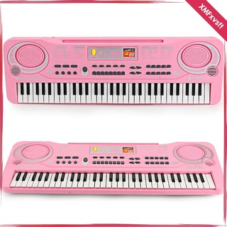 61 teclas teclado electrónico digital piano con micrófono instrumento musical