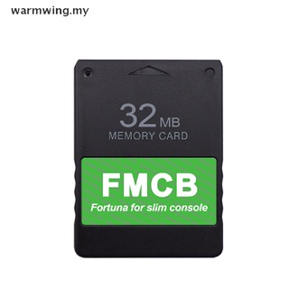 [warmwing] Tarjeta de memoria v gratuita McBoot FMCB 8MB/16MB/32MB/64MB para Sony Playstation2 PS2 MY