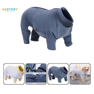 ahstory_ Four-leg Pet Romper Pet Surgery Recovery Suit Skin-friendly Pet Supplies