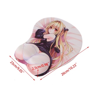 GROCE Creative Cartoon Anime 3D Sexy Beauty Hips Silicone Mouse Pad Wrist Rest Support (8)