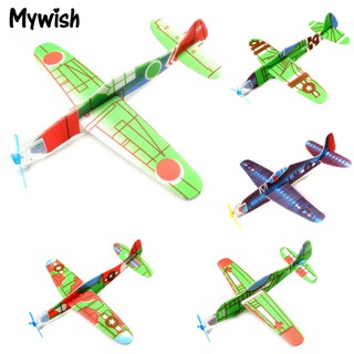 [Mywish] 5 piezas de espuma voladora a mano modelo de avión juguete