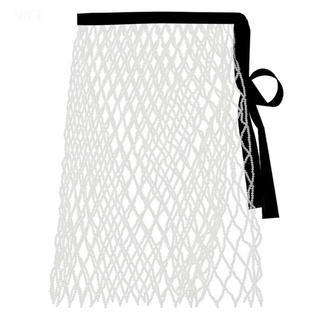 Nvzhuang falda Boho para mujer/imitación De perlas con cuentas/hilo A/Cintura/cinta De encaje/Vazada/capas/con banda