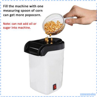 Plastic Mini Electric Hot Air Popcorn Maker Corn Making Popping Popper Machine