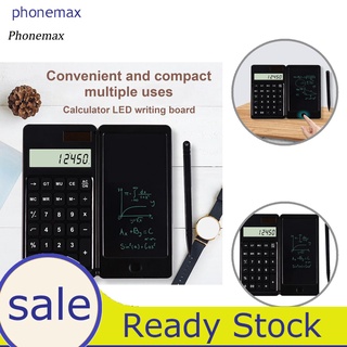Ultra-delgada calculadora LCD escritura tableta Solar calculadora LCD escritura tableta con lápiz capacitivo función de bloqueo de botón para oficina