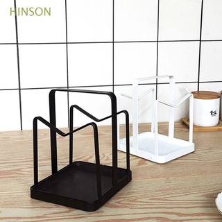HINSON Kitchen Pot Lid Rack Multi-layer Cutting Board Holder Pan Shelf Rustproof Space Saving Carbon Steel Home Storage Organizer Dishes Stand/Multicolor