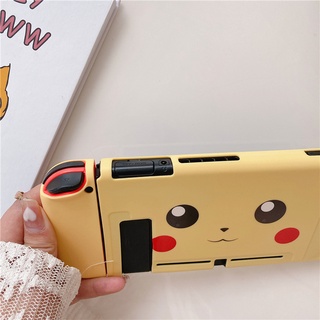Nintendo Switch funda protectora lindo de dibujos animados Pikachu/Pooh silicona TPU consola de juegos Protector de manija cubierta suave (8)