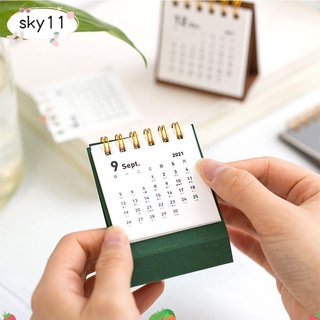 sky suministros escolares horario diario mini agenda organizador calendario decoración de oficina escritorio anual planificador simple