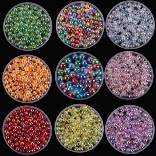 6mm 8mm 10mm Rainbow Candy AB Color Redondo Acrílico Cuentas Espaciador Sueltos Para Hacer Joyas DIY Pulsera Collar (5)