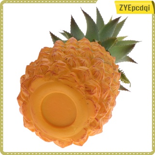 Real-Lifelike Plastic Artificial Fake Pineapples Fruits Decorative Ornament (4)