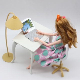[kaou] escritorio portátil lámpara silla muebles accesorios para decoración niños niña juguete