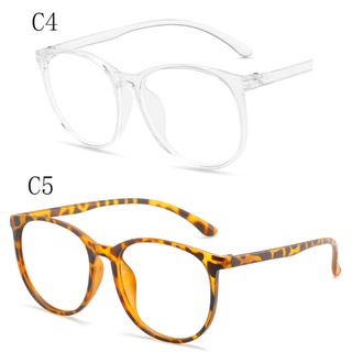 Cara redonda grande cara era delgada Anti-azul gafas marco se puede equipar con miopía femenina transparente (9)