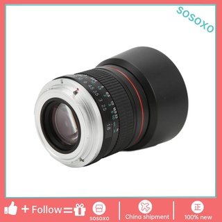 Sosoxo 85mm F1.8 Lente Grande De cámara De apertura media Telephoto enfoque Manual marco Retrato Completo Para EOS 5D4