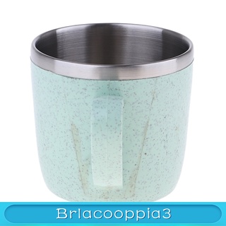 Brlacooppia3 tazas De té/Suco De leche/Café/agua De paja De Trigo