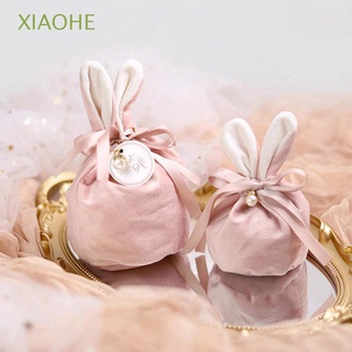 Xiaohe accesorios empaque y exhibición De conejo joyería regalo bolsa De cordón De oreja De conejo paquete De bolsas/multicolores