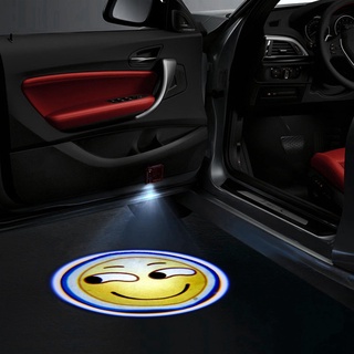 2pcs led puerta de coche luz de bienvenida puerta del coche sombra led proyector logo luces universales