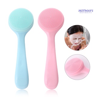Facial Cleansing Brush Skin-friendly Blackhead Removing Handheld Gentle Exfoliating Facial Cleansing Brush for Girl (4)