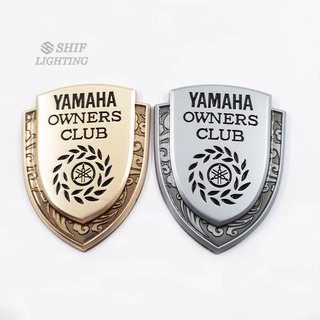 1 x Metal nuevo YAMAHA OWNERS CLUB logotipo Motor decorativo emblema insignia pegatina pegatina para YAMAHA