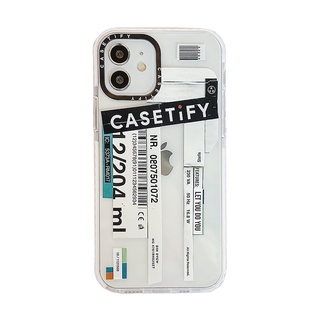 Slips Casetify-Carcasa Transparente Para iPhone 13 12 11 Pro Max Mini X XS XR 6 6s 7 8 Plus SE 2020 , Suave