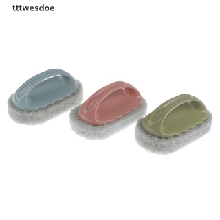 *tttwesdoe* cocina bañera cerámica azulejos con mango herramienta de limpieza esponja cepillo de lavado venta caliente