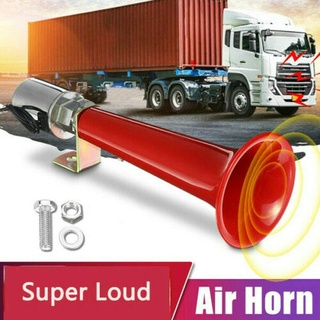 Universal 12/24 V Super fuerte cuerno de aire trompeta 180 dB altavoz para coche camión barco tren rojo (compresor no incluido) JP3 (3)