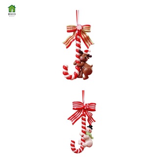 adornos de caña de caramelo de navidad decoraciones de árbol de navidad