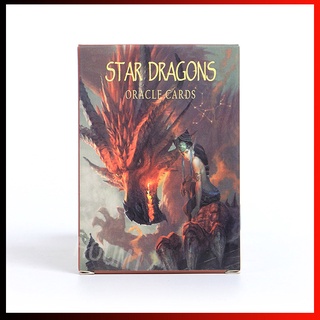 33 hojas versión en inglés Star Dragons Oracle Cards