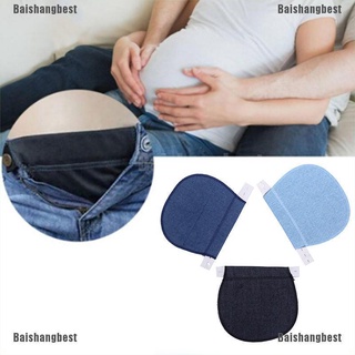 [bsb] 3 pzas cinturón de maternidad para embarazo/cinturón elástico ajustable/botón extendido