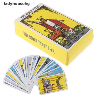 ladyhousehg 1box mágico jinete cartas de tarot edición misteriosa tarot juego de mesa 78 cartas venta caliente