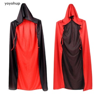 yoyohup disfraces de halloween para niños hombres collar muerte vampiro capa capa vestido co