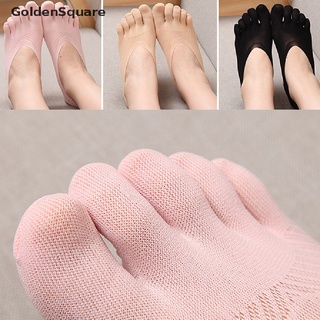 Gol calcetines invisibles de corte bajo invisibles antideslizantes para mujer/mezcla de algodón/calcetines de tobillo